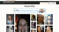 Desktop Screenshot of maritalaffair24.info